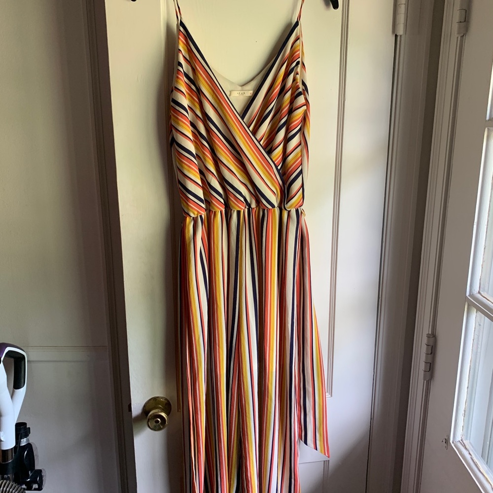 Le Lis- striped jumpsuit